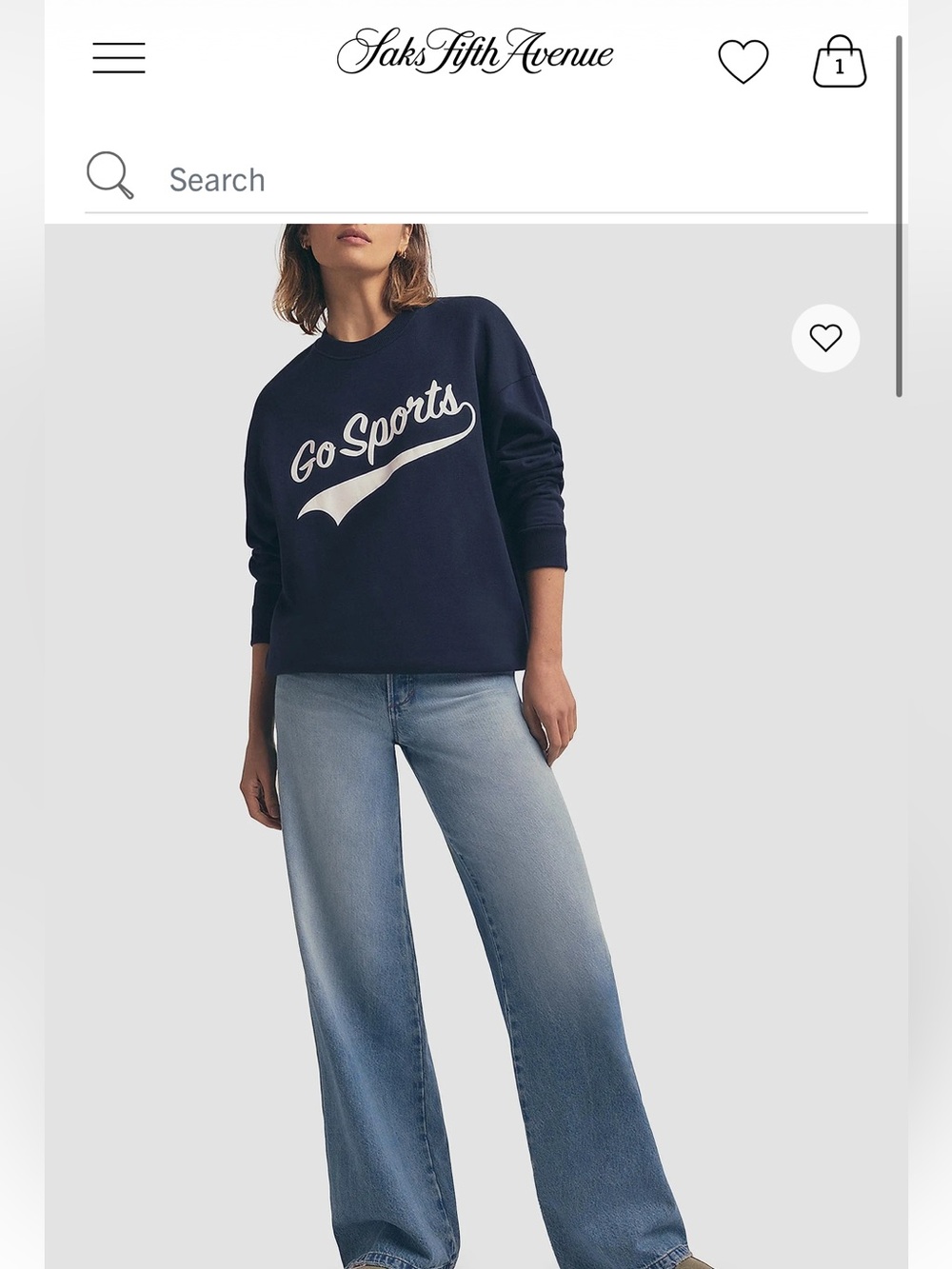 Favorite Daughter Go Sports Cotton-Blend Sweatshirt